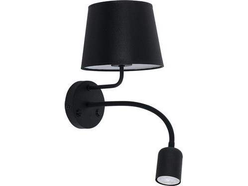 Kinkiet Tk Lighting Kinkiet Ścienny Czarny Tk Lighting Maja Do Czytania 2537