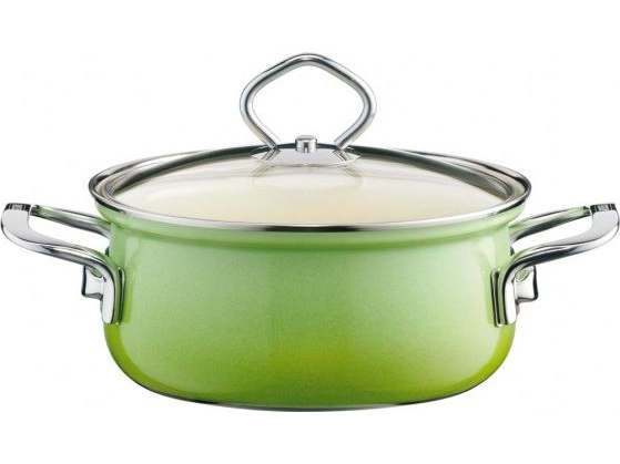 Riess Lav Gryde Med Låg 16Cm Smaragd