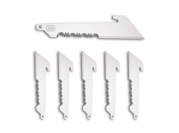 6 Outdor Edge Utility Serrated 250 Blades