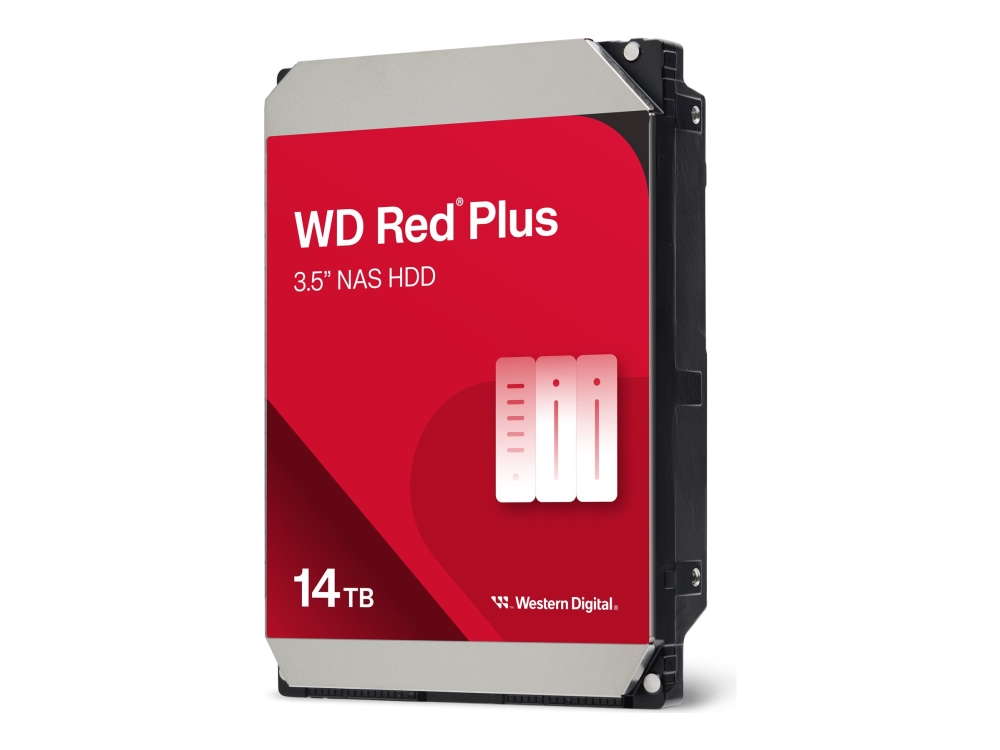 Wd Red Plus Nas Hard Drive Wd140efgx Harddisk 14 Tb Intern 3.5  " Sata 6gb/s 7200 Rpm Buffer: 512 Mb