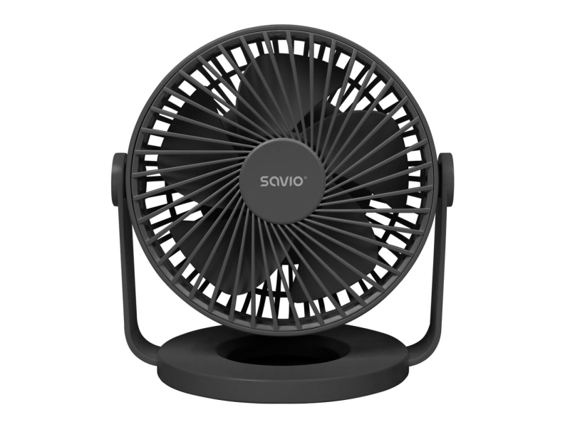Savio AD-01, Bladlös fläkt för hushållsbruk, Svart, Bord, Akrylnitrilbutadienstyren (ABS), Polypropylen (PP), 36 dB, 360° | Ventilation & Klimat - Ventilation - Bords fläkt | GameStuff