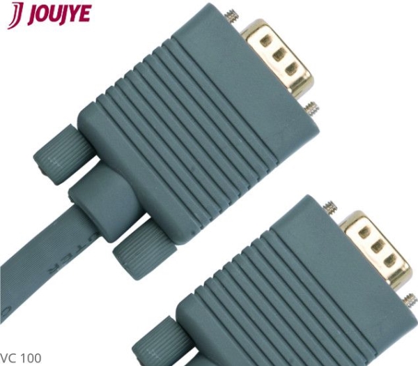 Jou Jye Computer 10m 2xvga 10 M Vga D Sub Vga D Sub Hankoppling Hankoppling Grå