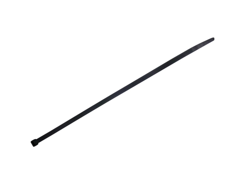 TRU COMPONENTS TC-BT-300-4.8-UVB Kabelbinder 300 mm 4.8 mm Sort UV-vejrbestandig 100 stk
