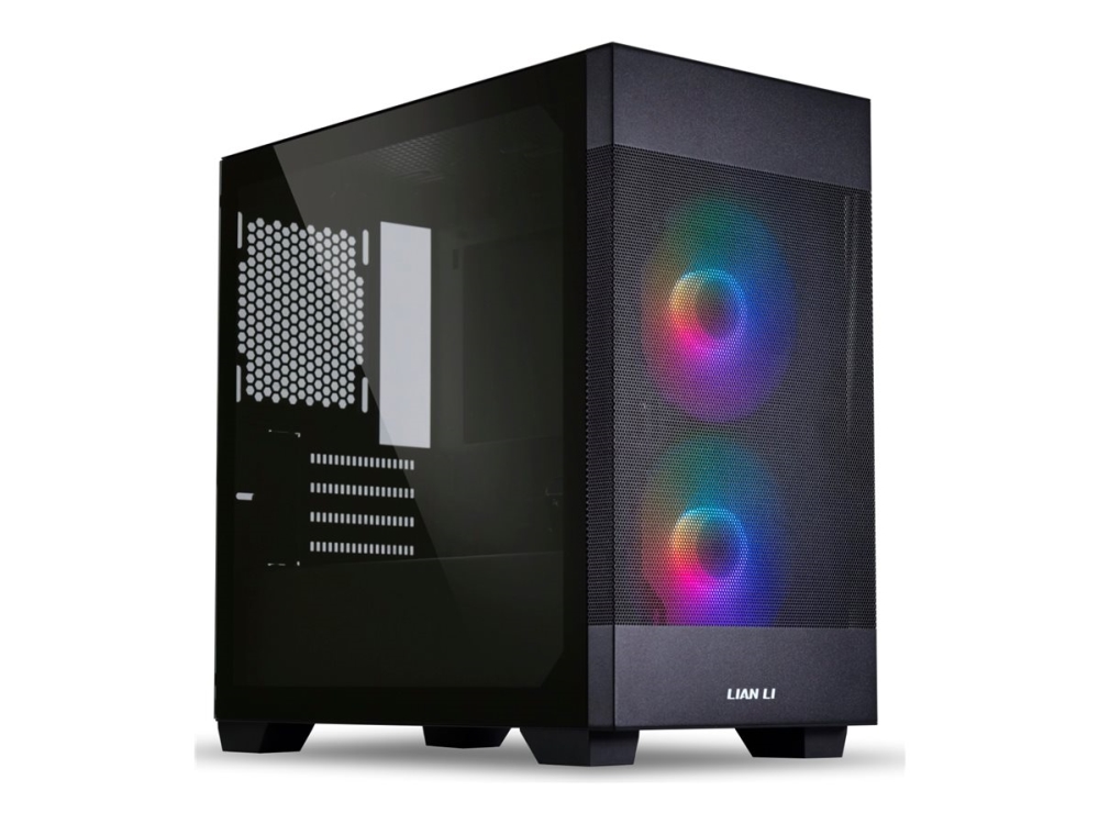 Lian Li Lancool 205M Mesh Micro Atx Case, Hærdet Glas - Sort