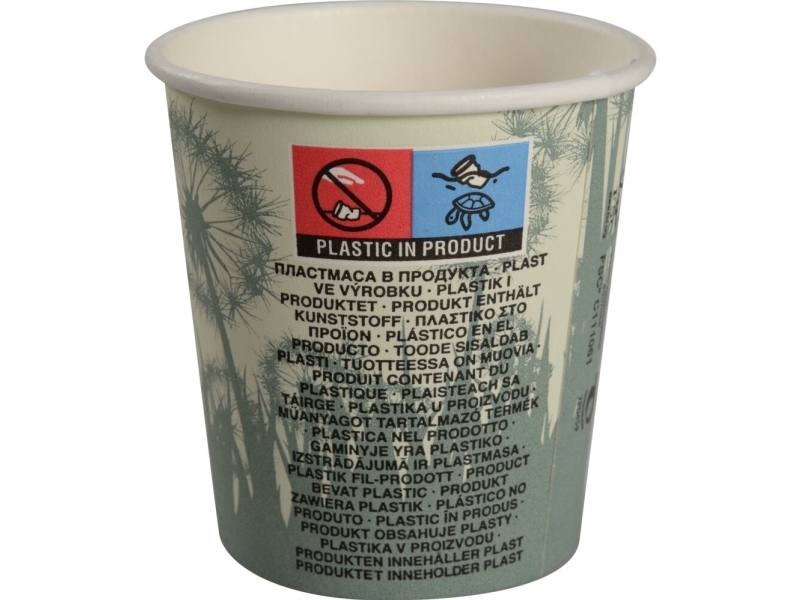 Kaffemugg Dandelion ABENA Gastro 6,1 cm Ø6,2 cm 10 cl / 12 cl grön CPLA/papp (20 st.) | Catering - Engångsservis - Bägare & Koppar | GameStuff