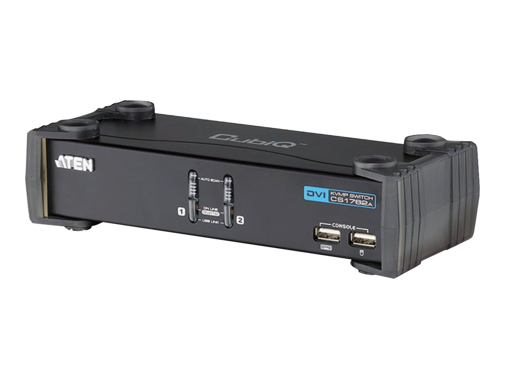 Aten Cubiq Cs1762a - Kvm / Audio-Switch - 2 X Kvm / Audio - 1 Lokalbruger - Desktop