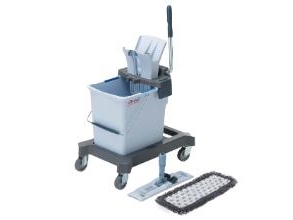 Reinigungswagen/Set Floor Ultraspeed Pro Auf Fahrgestell Mit 25Ltr Eimer/Ballenpresse/Mop, 1 Set/Crt