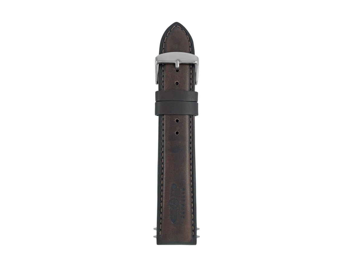 Zeppelin Læderrem Brun, 22 Mm