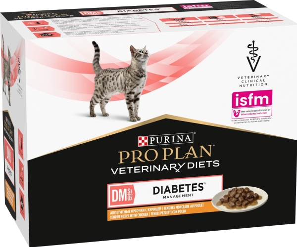 Purina Nestle Purina Pro Plan Vet Feline Dm Kurczak 850G