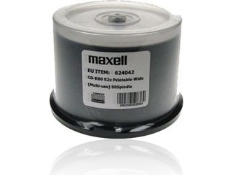 Maxell Cd-R 700Mb 52X80 Min, Spindel, Bedruckbare Disc