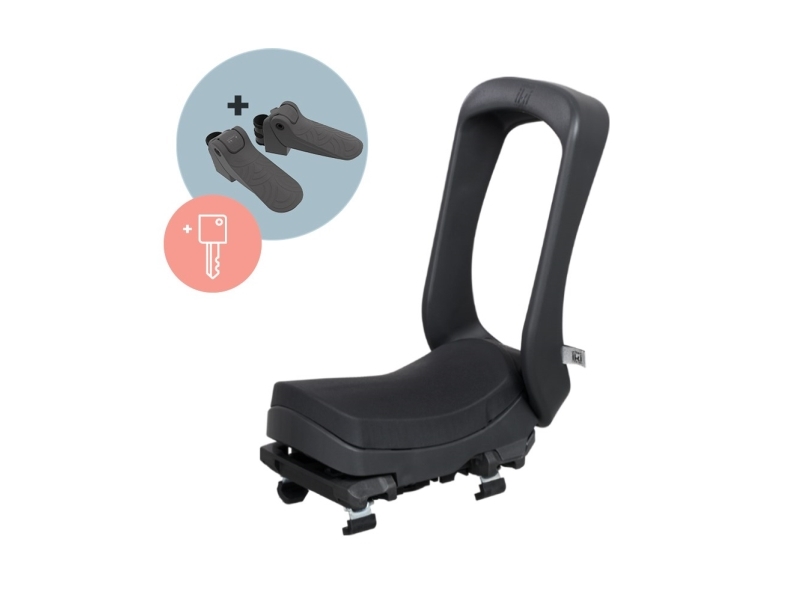 URBAN IKI Junior tavaratilan istuin BLACK/BLACK SET avainlukko