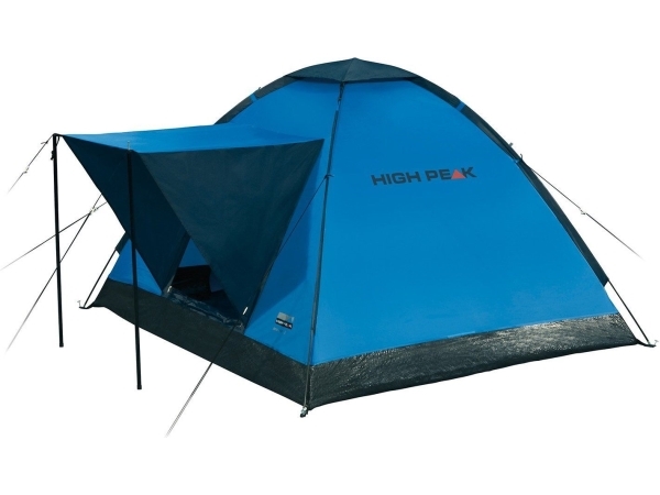 High Peak Beaver 3, Camping, Kuppel-/Iglu-Zelt, 2,6 Kg, Blau