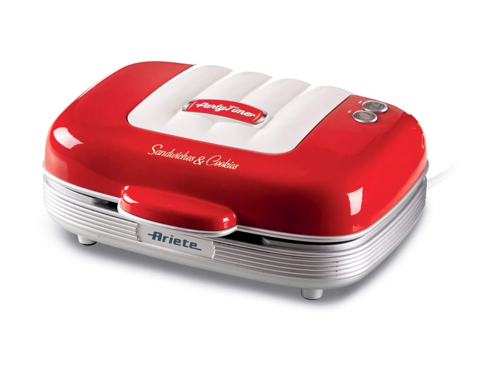 Ariete 1950 edition 1972 - Sandwich/doughnut/muffin-maskine - 700 W - rød