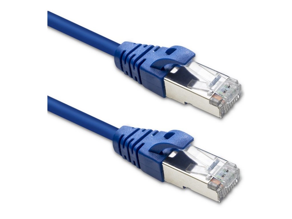 Qoltec - Patchkabel - Rj-45 (Männlich) Auf Rj-45 (Männlich) - 1,5 M - Ftp - Cat 6 - Knotenfrei - Blau