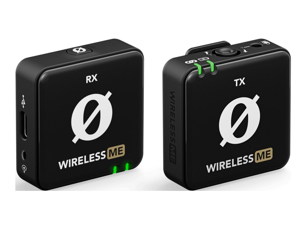 RØDE Wireless ME Trådløst mikrofonsystem Trådløs Sort