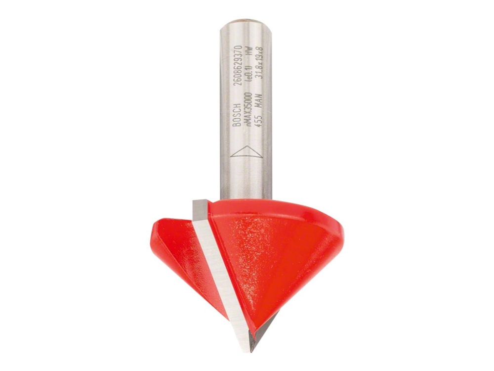 Bosch V-NOTFRÆSER 31,75MM SK8 L51MM HM | Elverktyg - Tillbehör - Tillbehör till Handoverfräs | GameStuff