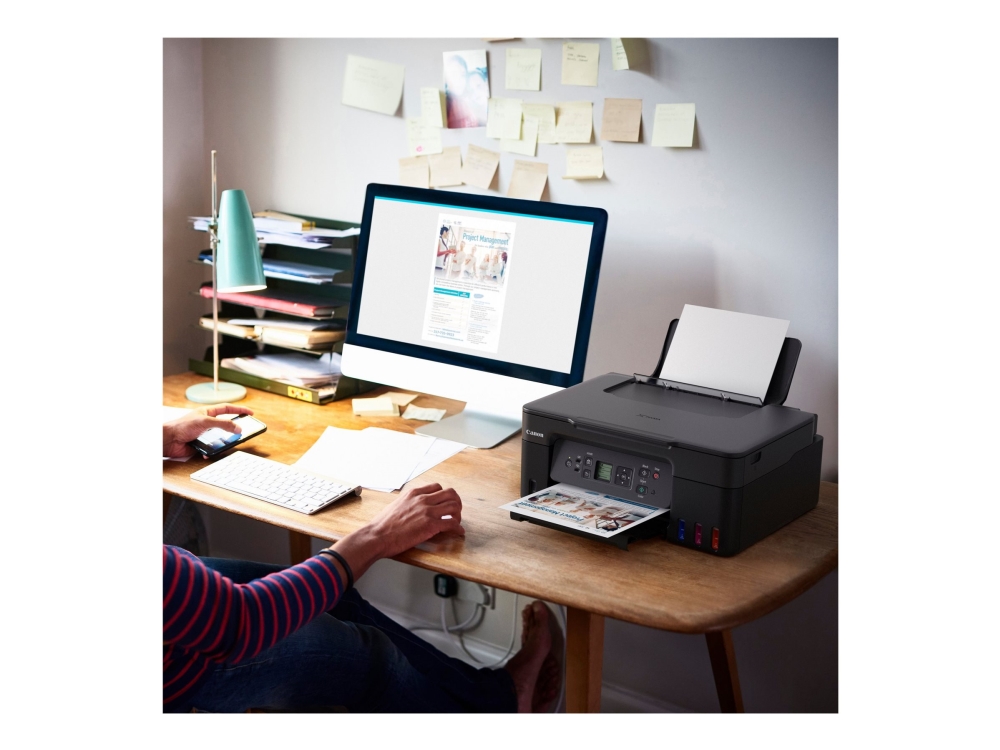 Canon PIXMA G3470 MegaTank – Multifunksjonsskriver – farge – ink-jet – påfyllbar – Legal (216 x 356 mm) (original) – A4/Legal (medie) – opp til 11 ipm (trykking) – 100 ark – USB 2.0, Wi-Fi(n) – svart