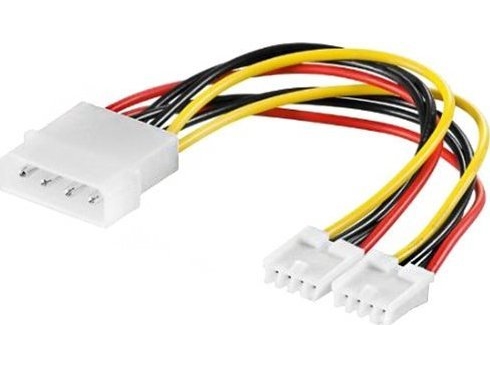 Premiumcord Strømkabel Hdd/Fdd 5,25"-2X3,5"