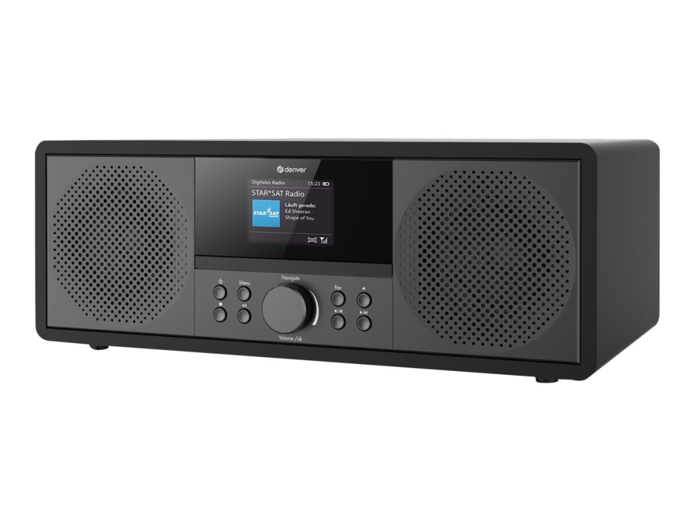 Denver Mir-270B, Internet, Analog & Digital, Am, Dab+, Automatischer Suchlauf, Automatisches Tuning, 200 W, 1-Weg