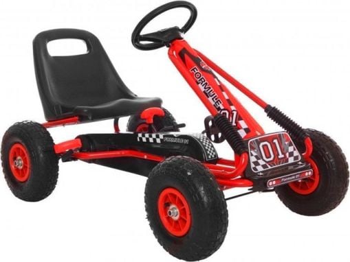 Lean Cars Raudone A-15 gokart med oppustelige hjul