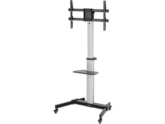 Manhattan Mobiler Tv-Ständer 37-86" Bis 50 Kg Verstellbar Pivot Av-Regal