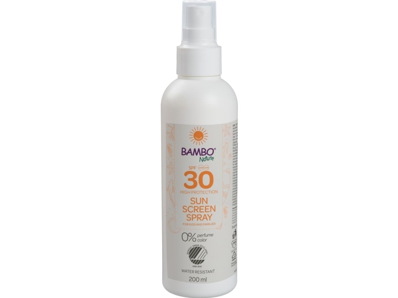 Solspray Bambo Nature 200 ml SPF30 för barn (6 st.) | Hudvård - Solprodukter - Kroppsvård | GameStuff