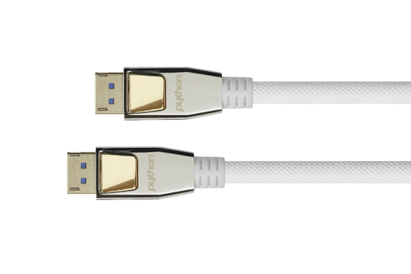 Python Dp20-Py005w, 0,5 M, Displayport, Displayport, Hanstik, Hanstik, 7680 X 4320 Pixel