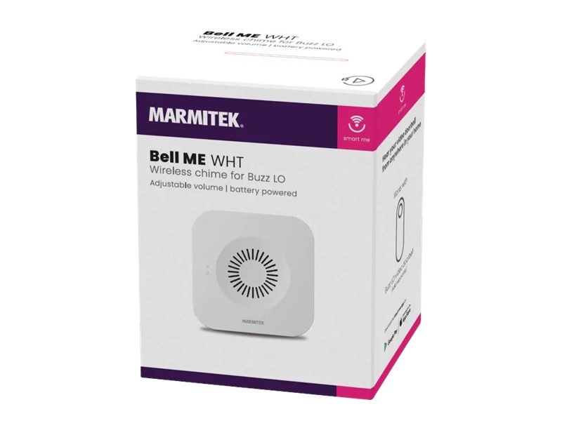 Marmitek Smart Me Bell Me Wht - Türklingel - Drahtlos - 433 Mhz Rf-Protokoll - 433 Mhz - Weiß