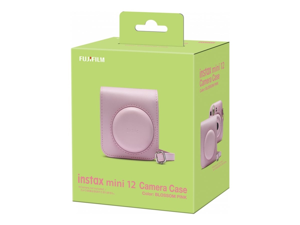 Fujifilm 4177084, Kompaktes Gehäuse, Fujifilm, Instax Mini 12, Schultergurt, Pink