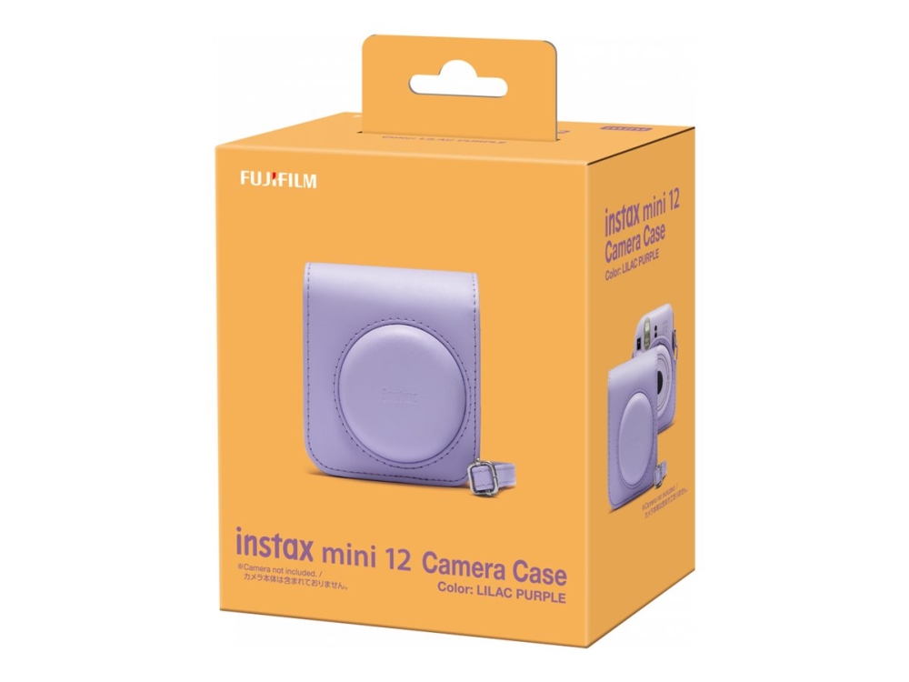 Fujifilm - Taske Til Kamera - Kunstig Læder - Syren-Lilla - For Instax Mini 12