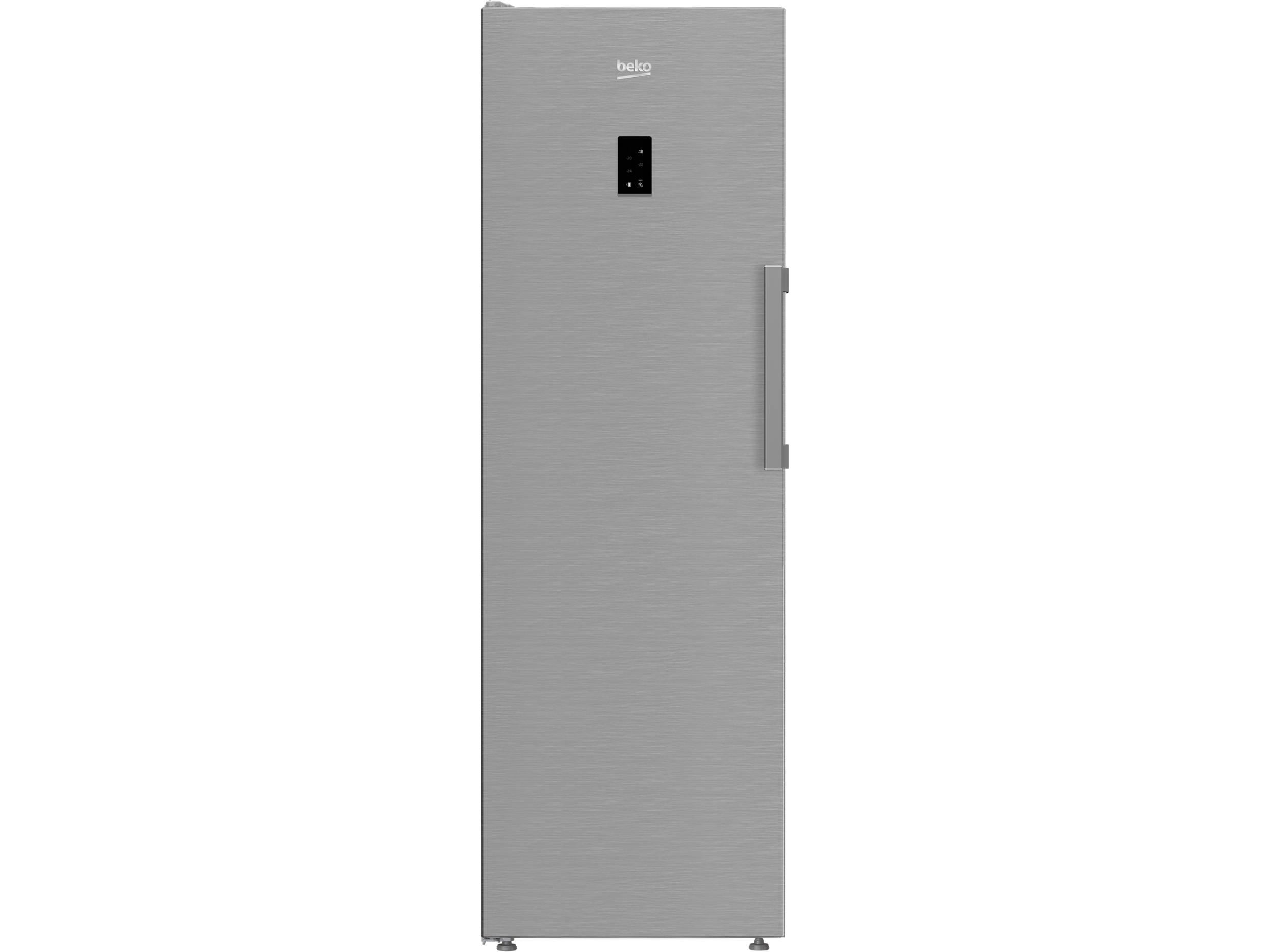 Beko B3RMFNE314XB, 286 L, 17 kg/24t, SN-T, Frostfri system, E, Rustfrit stål | Vitvaror - Kyl & Frys - Frysar | GameStuff