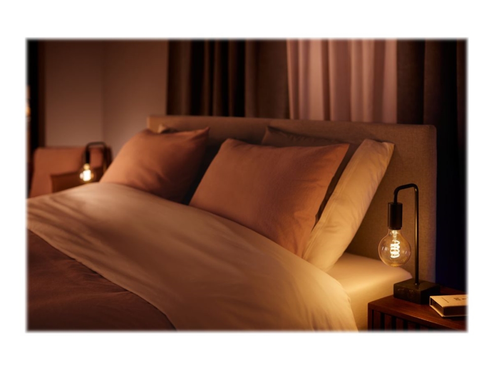 Philips Hue White Ambiance Led Glödlampa Med Filament Form: G93 E27 7 W Motsvarande 40 W Klass G Varmt Vitt Till Svalt Dagsljus 2200