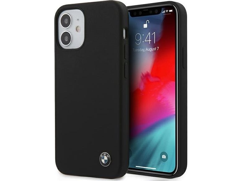 Hurtel: Bmw Silikon Signature Case Für Iphone 12 Mini - Schwarz