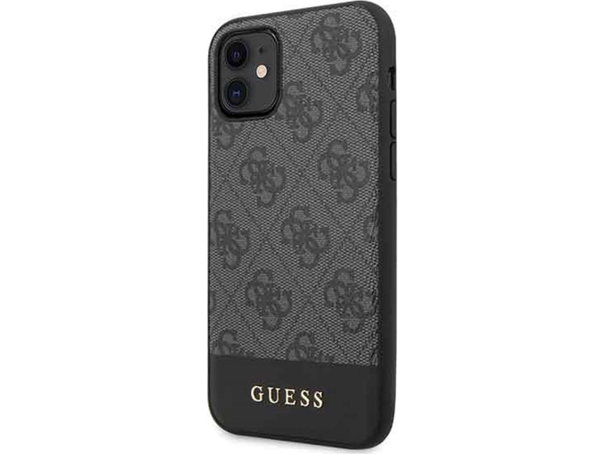 Guess 4G Stripe Collection-Cover Til Iphone 11 6,1" / Xr - Grå