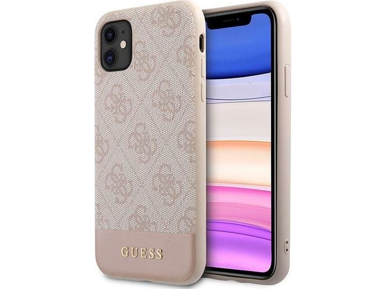 Guess 4G Stripe Collection Cover Til Iphone 11 / Xr 6,1&Quot - Pink