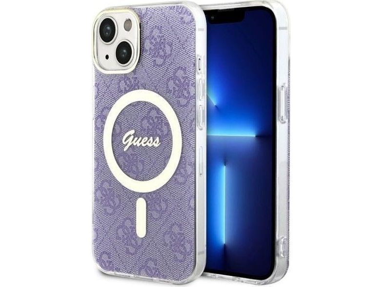 Guess Guhmp14mh4stu Iphone 14 Plus 6,7" Lilla/Lilla Hardcase 4G Magsafe