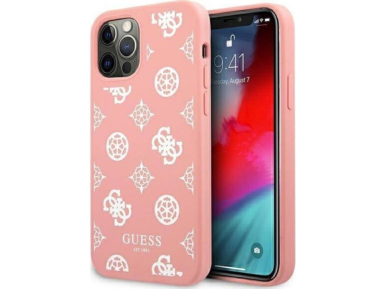 Guess Guhcp12llspewpi Iphone 12 Pro Max 6,7" Hard Case - Pink/Pink (Peony Collection)