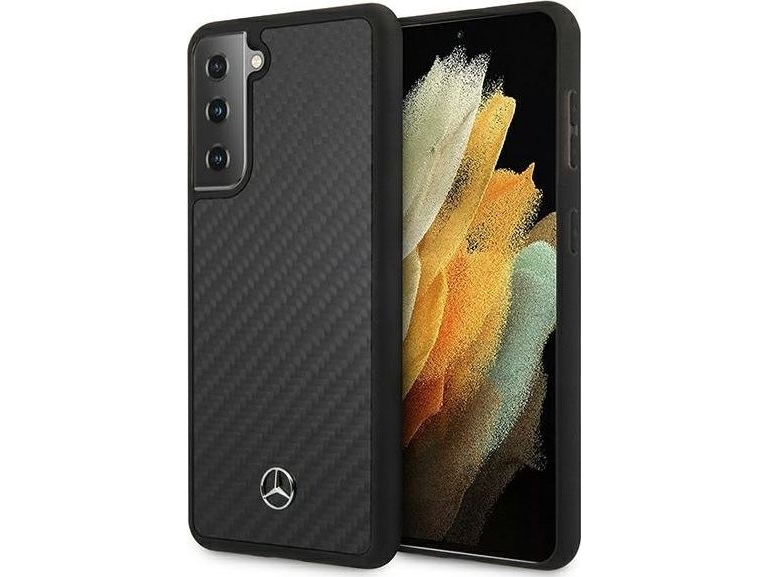 Mercedes Dynamic Line Hülle Für Samsung Galaxy S21+ - Schwarz