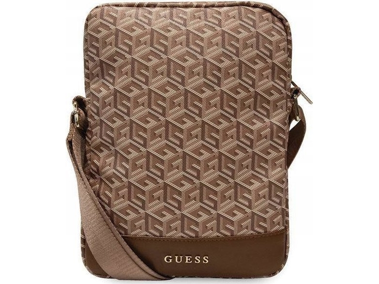 Guess Bag Gutb10hgcfsew 10" Brun/Brun Gcube Stripe Tablet-Taske