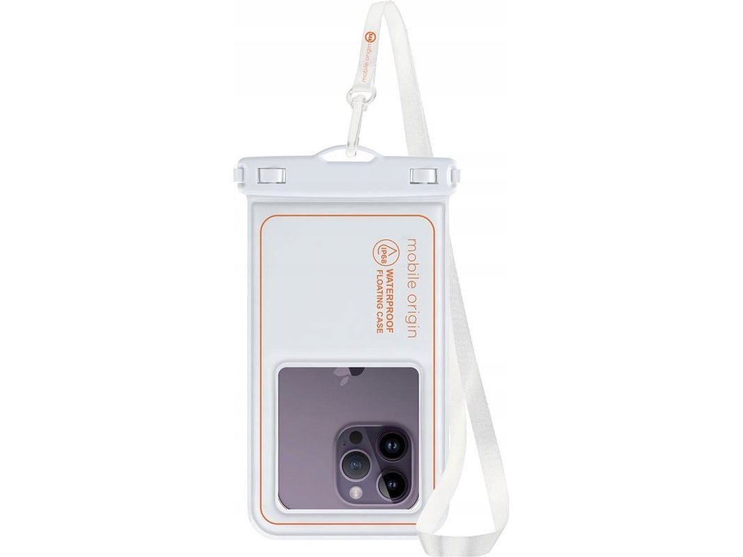 MOBILE ORIGIN Mobile Origin Waterproof floating case 6,8, white/orange