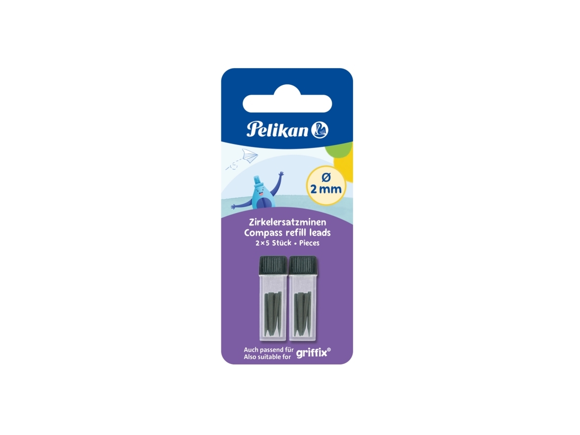 Pelikan 823524, 2 stk, 2 mm, Blister, Tyskland