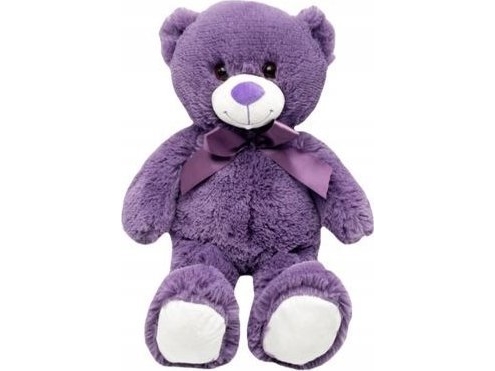 Tulilo Maskottchen Bär Michael Lila 35 Cm