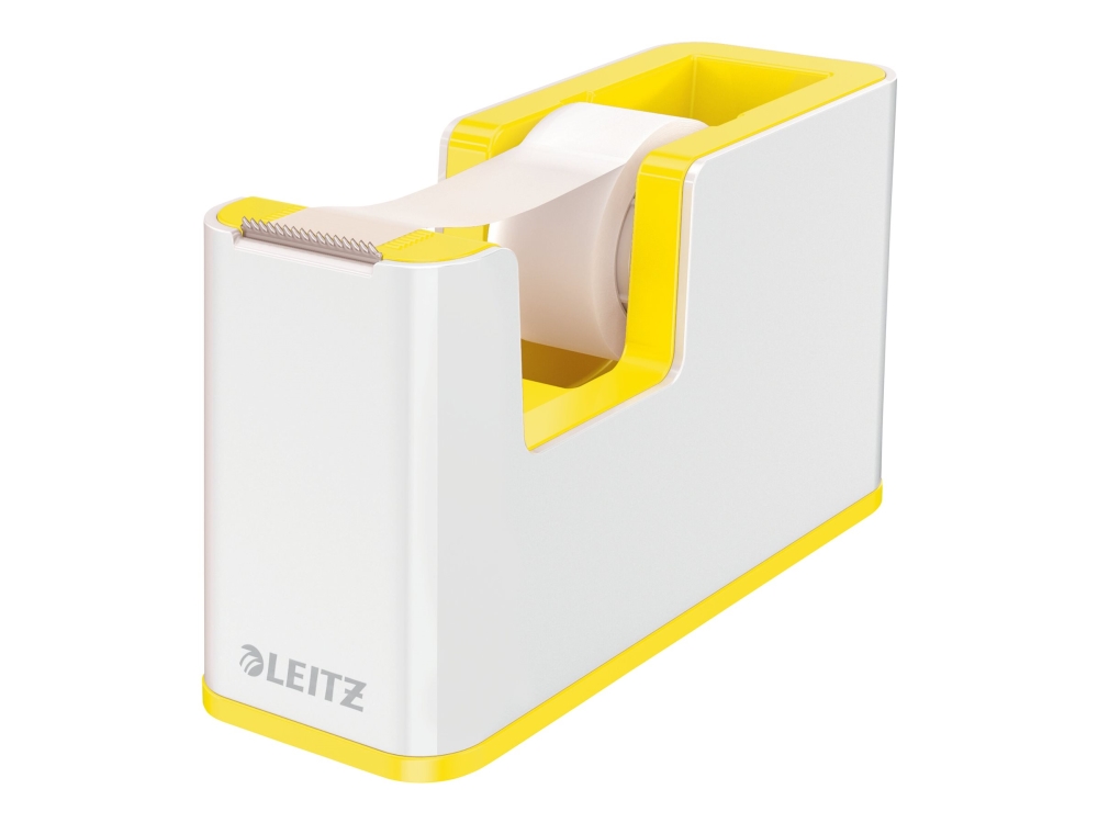 Leitz Tapedispenser Leitz WOW Dual Hvit/Gul 53641016 Modsvarer: N/A