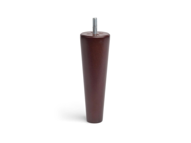 Rei Conical Wooden Leg D50 L150mm Dark Lacq