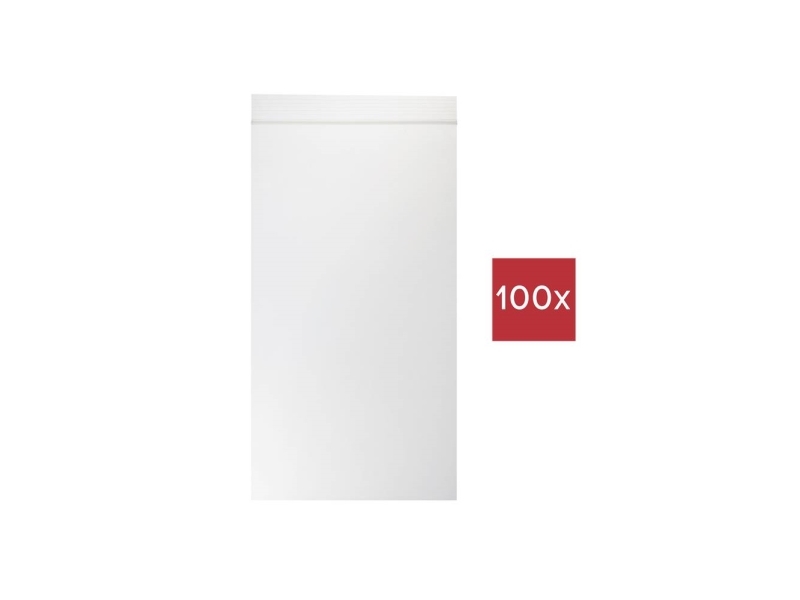 TRU COMPONENTS Tryklukningspose uden tekstlabels (L x B) 200 mm x 100 mm Transparent Polyethylen 100 stk