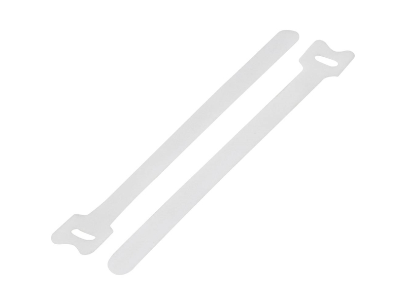 Tru Components Tc-12355384 Klettkabelbinder Für Die Montage Klettverschluss Statisches Schlaufenteil (L X B) 310 Mm X 16 Mm Weiß 20 Stück