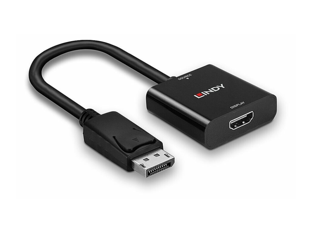 Lindy - Videoadapter - Displayport Han Til Hdmi Hun - Sortieren