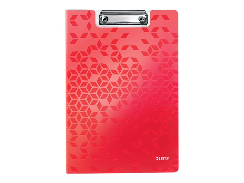 Leitz Wow - Clipboard-Mappe - For A4 (210 X 297 Mm) - Kapacitet: 80 Ark - Rød