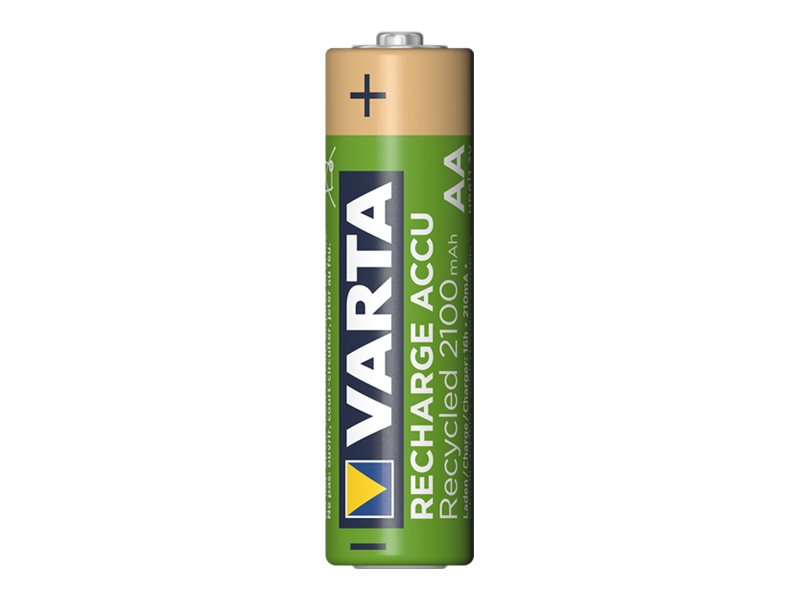 Varta Recharge Accu Recycled 56816 - Batteri 2 X Aa Type - Nimh - (Genopladelige) - 2100 Mah