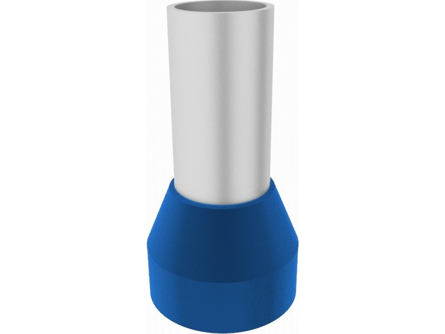 Elpromet 10 Stk. Isolierte Aderendhülse E16-12 16Mm2 Blau 16/12Mm